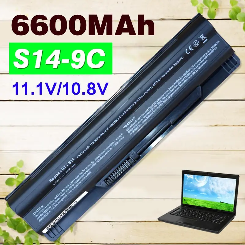 Apexway 4400mAh Battery For MSI GE60 GE70 Series CR41 CX61 CR70 BTY-S14 BTY-S15 FR610 FR620 FR700 FX400 FX420 FX60 FX603 FX610 | Компьютеры
