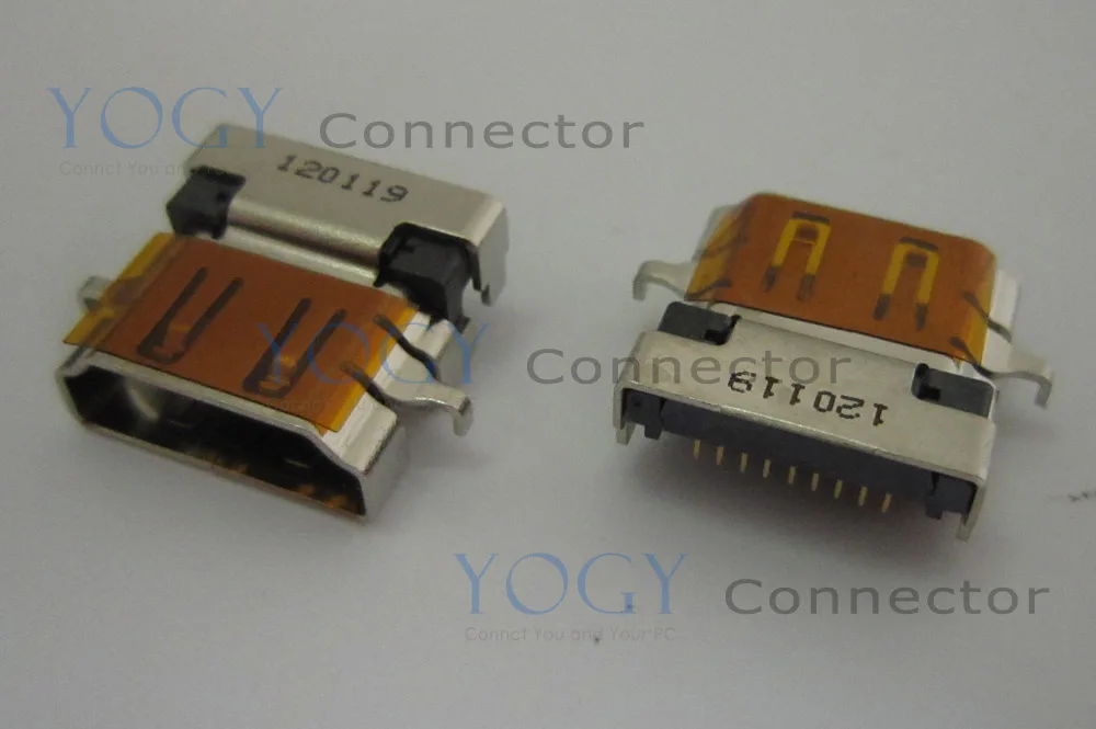 

10pcs HDMI Jack Socket fit for HP Pavilion G6-2000 G7-2000 G6T-2000 G6T-2200 ASUS X553M Series laptop female hdmi connector port