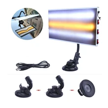 Strumenti di HA CONDOTTO LA Luce Ammaccature senza vernice Riparazione Rimozione Hail 3 Strisce di Auto Del Corpo Lampada Auto Dent Riparazione Strumento HA CONDOTTO LA Luce Paintless dent Riparazione