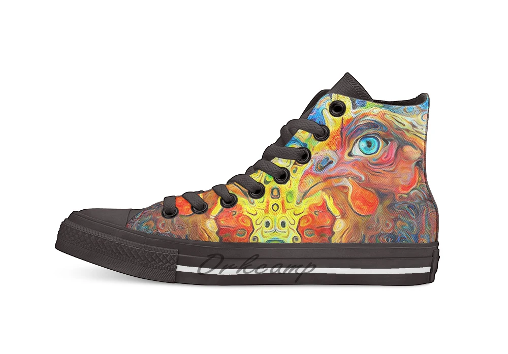 

I Have My Eye On You Novelty Design Casual Canvas Shoes Custom shoes Drop Shipping