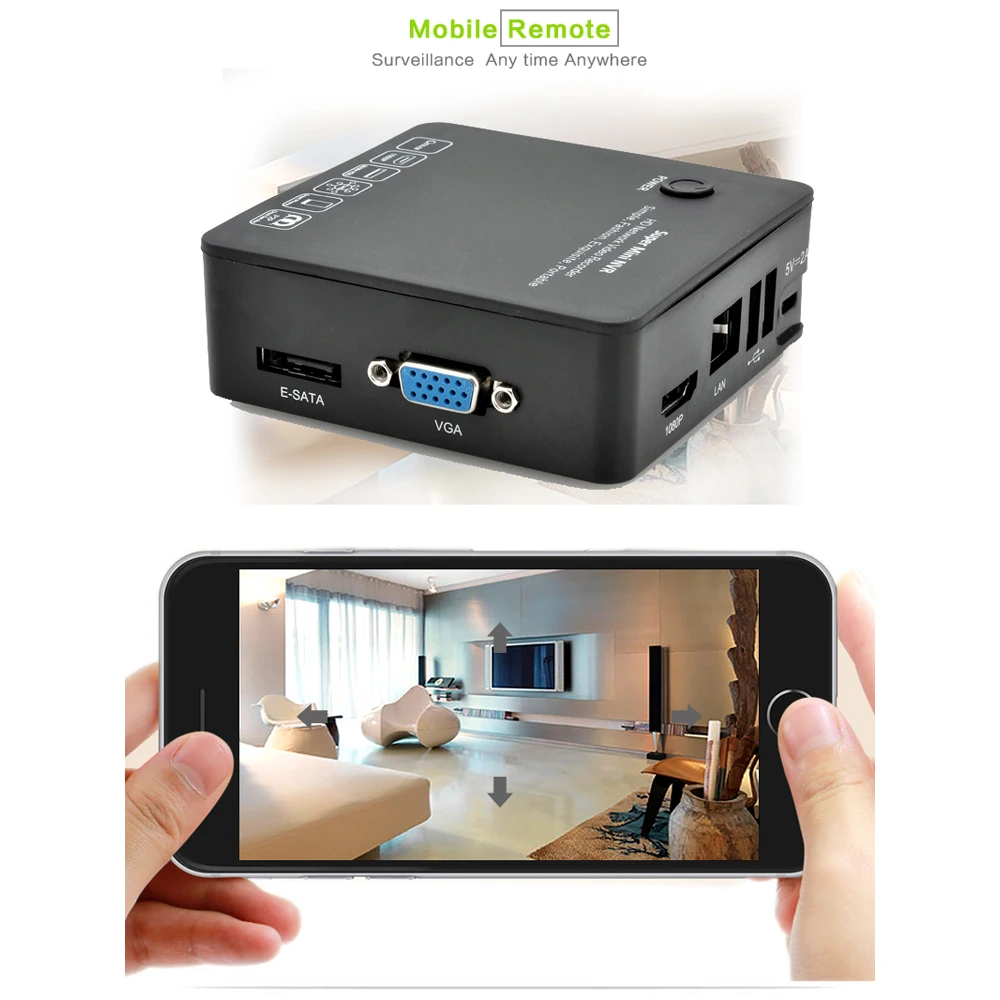 CTVMAN Super Mini NVR 8ch Network Digital Video Recorder For CCTV Onvif IP Camera 720P 1080P Home Surveillance Security IP DVR 03