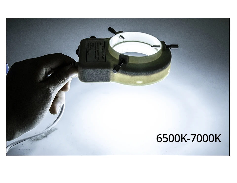 4.5W 100V-240V Adjustable Microscope LED Ring Light Professional Lighting for Stereo Microscope Camera Magnifier Illuminator (7)