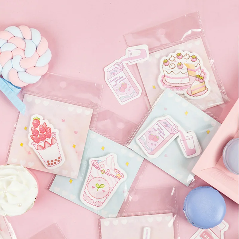 

30pcs Cartoon Unicorn Cake Stickers Cute Stationery Stickers Bullet Journal Paper Sticker For Kids DIY Scrapbooking Diary Albums