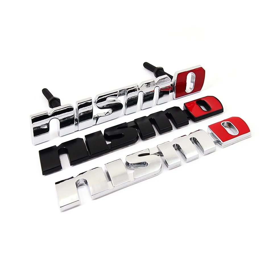 

Chrome NISMO Auto Car Stickers Badge Emblem Car Styling For Nissan Tiida Teana Skyline Juke X-trail Almera Qashqai Accessories