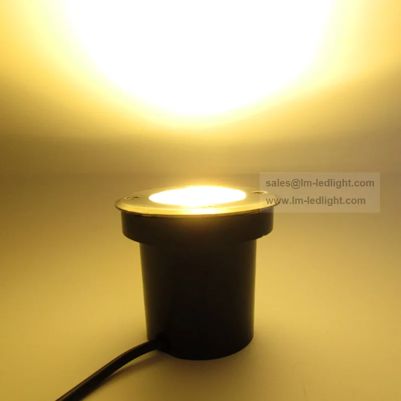 

outdoor step light IP67 dia100*H90mm 16pcs/lot 110v120v220v230v240v Bridgelux 130lm/W warm white natural white led floor light
