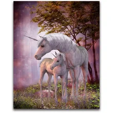DIY, полный квадрат, алмазная вышивка, единорог лошадей фото на заказ, Алмазный живопись, вышивка крестом, 3D, Алмазная мозаика, декор JS1504 алмазная вышивка распродажа алмазная мозаика картины стразами