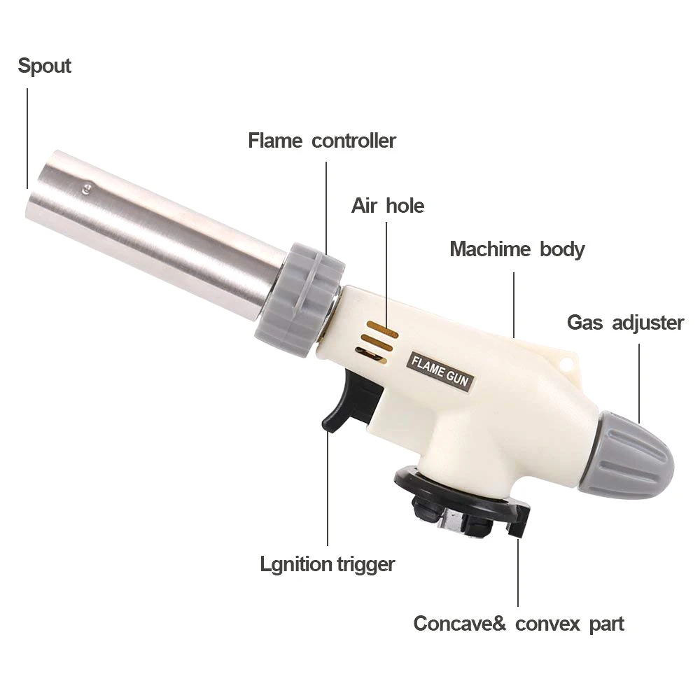 Инструменты для приготовления пищи Кемпинг оружие пламени Газовое пламя зажигалка бутан электронный Пеший Туризм Пикник Пособия по кулинарии огонь для барбекю Сварочная горелка