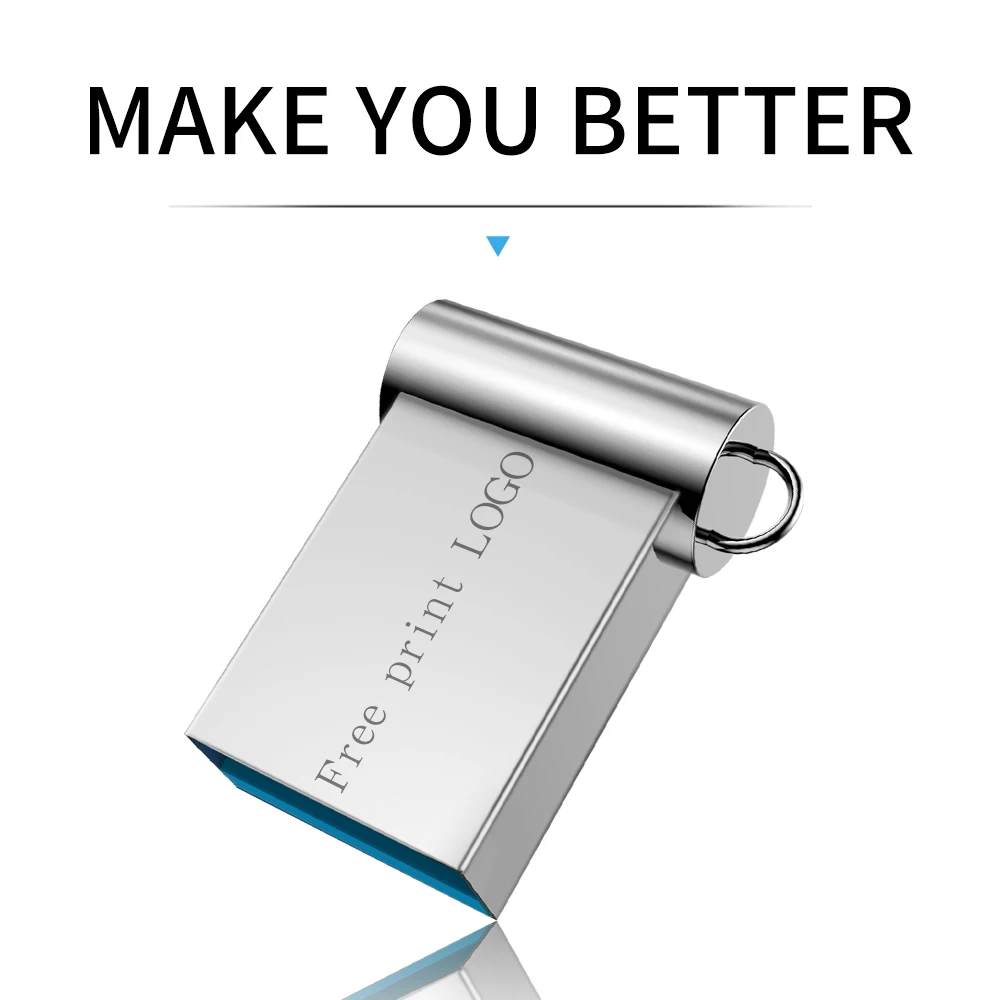 Super Mini Usb Flash Drive 32GB 16GB 64GB 128GB Pen Drive 4GB 8GB USB 3.0 Flash Memory Stick Metal Pendrive Waterproof Usb Stick (3)