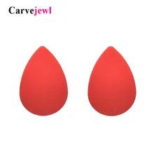 Carvejewl, корейский дизайн, элегантные простые серьги-гвоздики для женщин, ювелирное изделие, цветное покрытие, новые пластиковые серьги, антиаллергенные