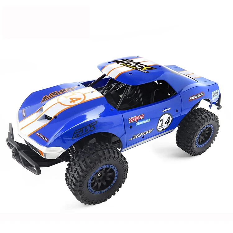 Deals  Flytec SL-150A 1/14 Scale 2.4GHz Muscle Semi-high Speed RC Car Off-road Monster Truck Toys For Kids