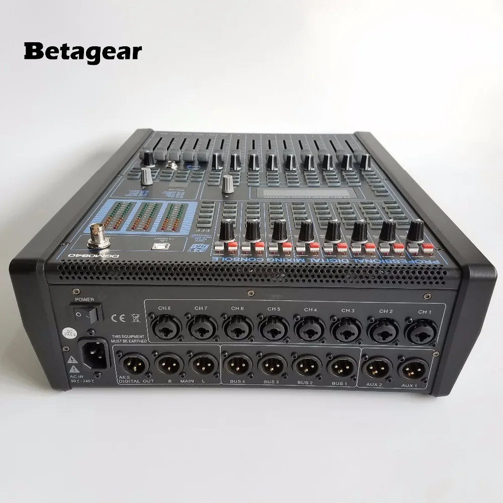 Betagear профессиональная цифровая аудио микшерная консоль 8 канальный миксер
