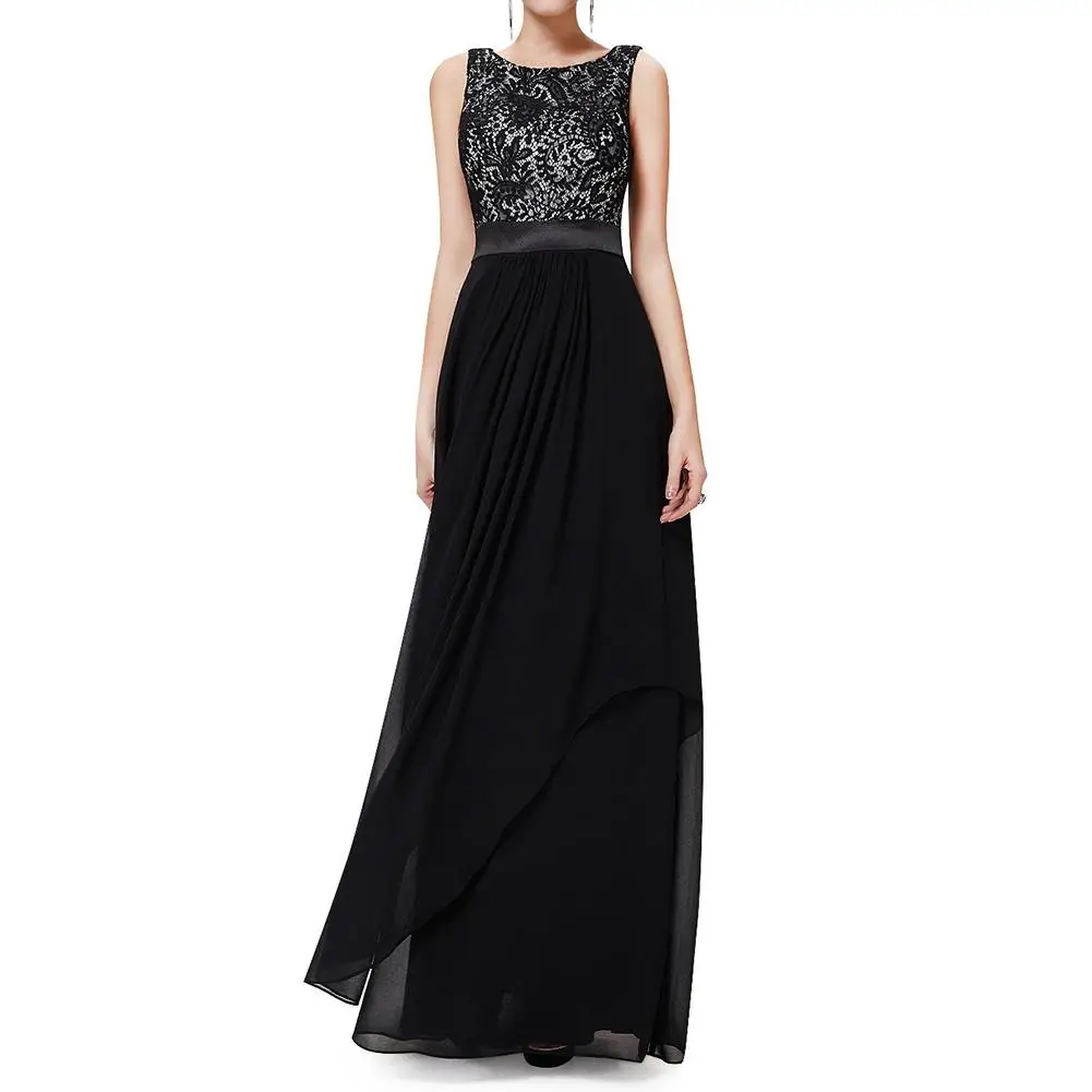 Женское Элегантное Длинное Вечернее кружевное платье verano 2018 vestidos de festa longo Макси