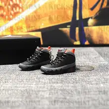 Дропшиппинг Air jordan 9 разводной брелок с кроссовком 1/6 масштаб 3D Мини кроссовок JORDAN Брелок В Форме куклы аксессуар