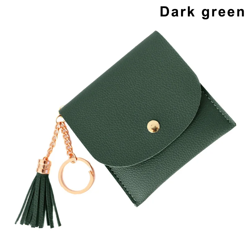 

Hot Selling 1 Pcs Women Lady Wallet Purse Mini Short Design Tassel PU For Money Coin Cards -B5