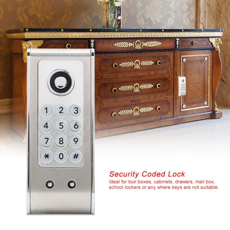 Zinc Alloy Code Combination Cabinet Lock Cam Spa Cabinet ...