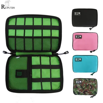 

Portable Cable Storage Bag Waterproof Shockproof Earphone Digital USB Charger Power Holder Sorting Organizer Travel Insert Bags