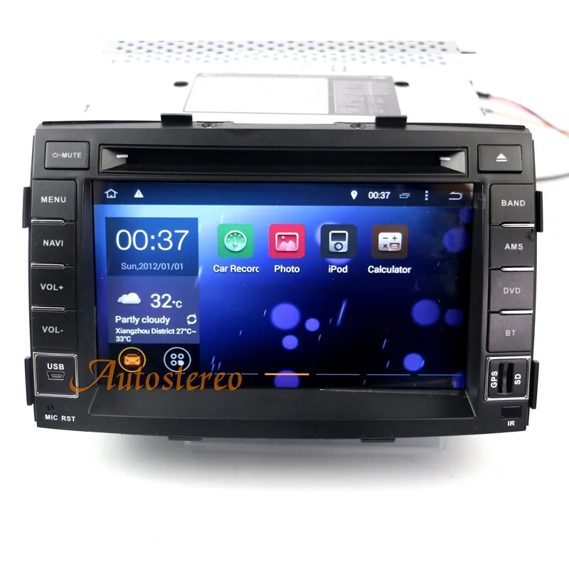 Octa 9-ти жильная Android автомобильный CD-плеер dvd-плеер gps навигации для KIA SORENTO 2010 2011 2012 Satnavi Autostereo Радио Блок Автомобильный мультимедийный