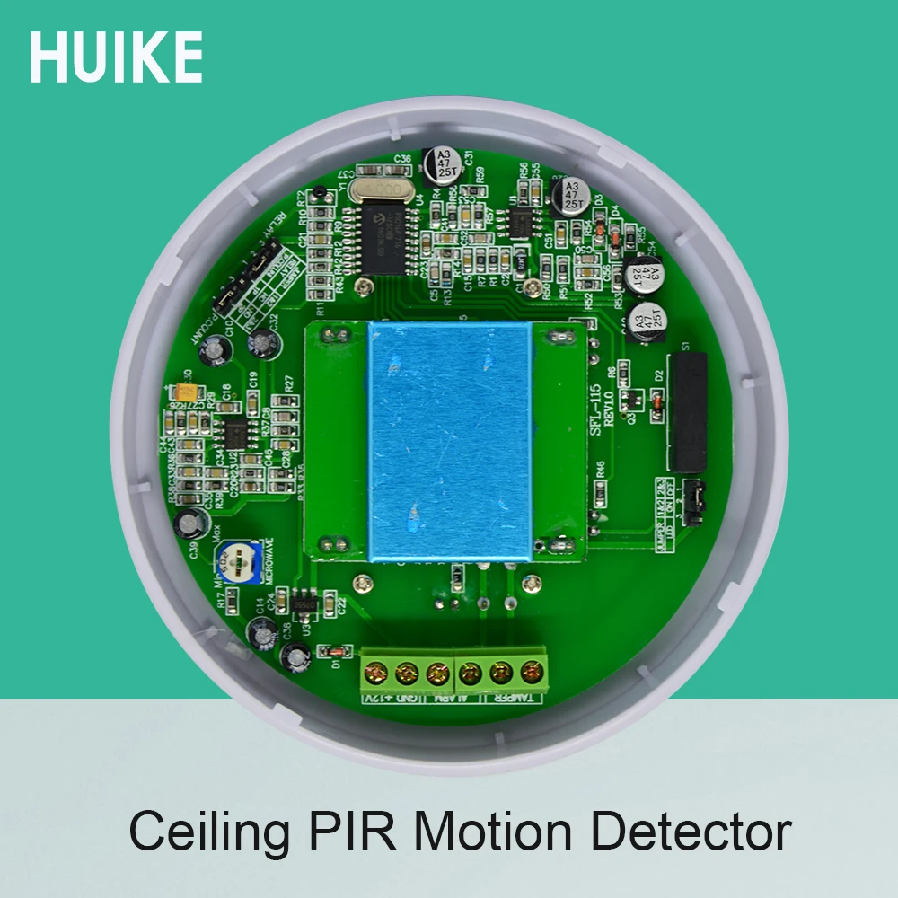 

NC/NO Ceiling Type Infrared and Microwave Intruder Sensor Wired Motion Detector Home security protect Burglar Alarm