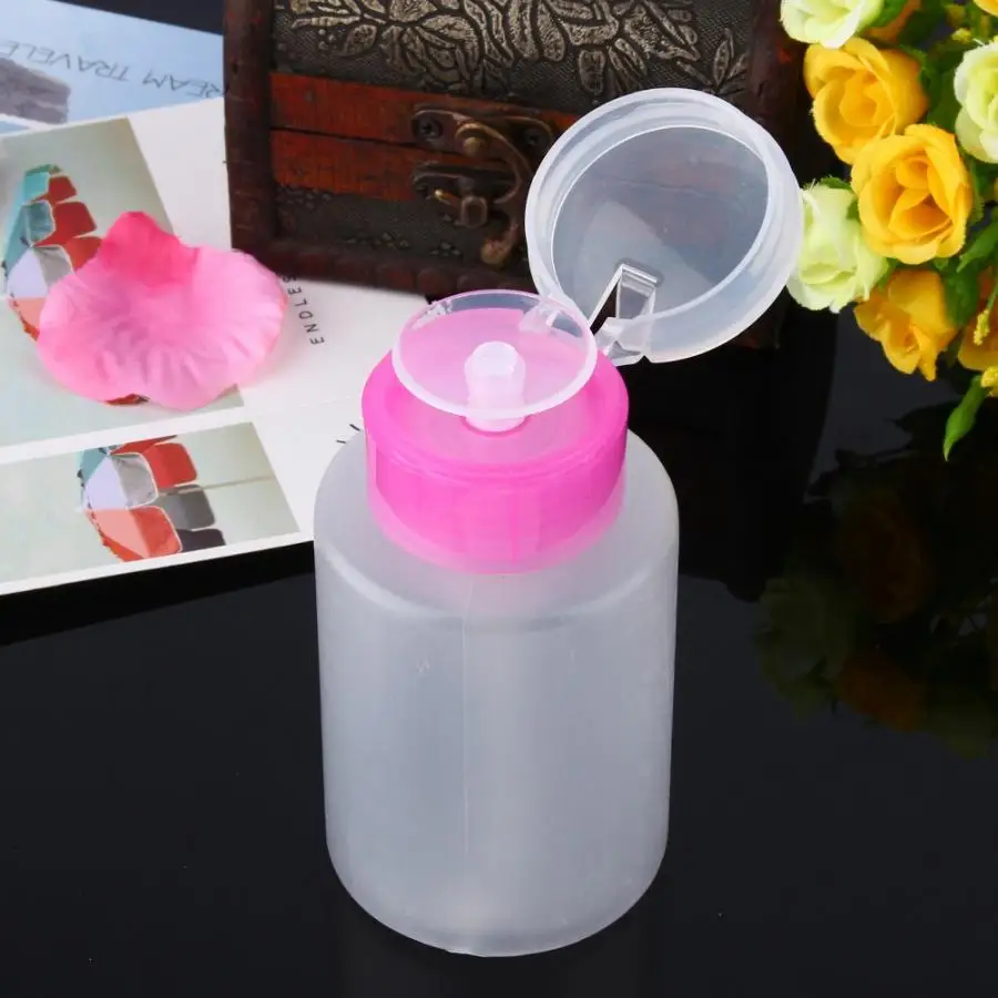 Makeup Jars 60/150ml Empty Pump Dispenser Container Clean Nail Polish Remover Liquid Bottle Refillable Perfume Bottle|Многоразовые