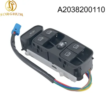 

New A2038200110 Power Control Window Switch For MERCEDES C CLASS W203 C180 C200 C220 2038210679 A2038210679
