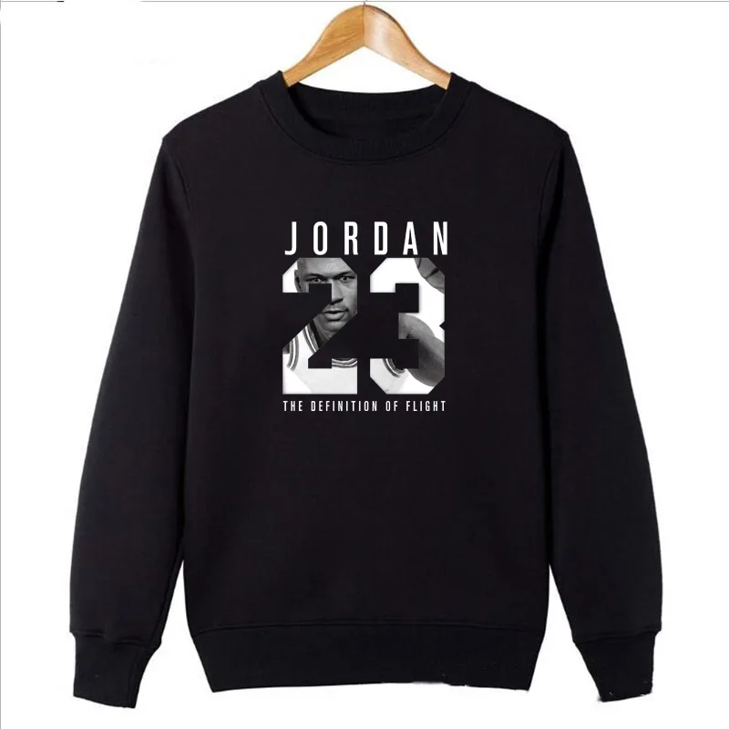 

Hoodie Men Sweatshirt Jordan 23 Graphics Design Sweatshirts 2019 Winter Autumn Fleece Warm Brand Streetwear