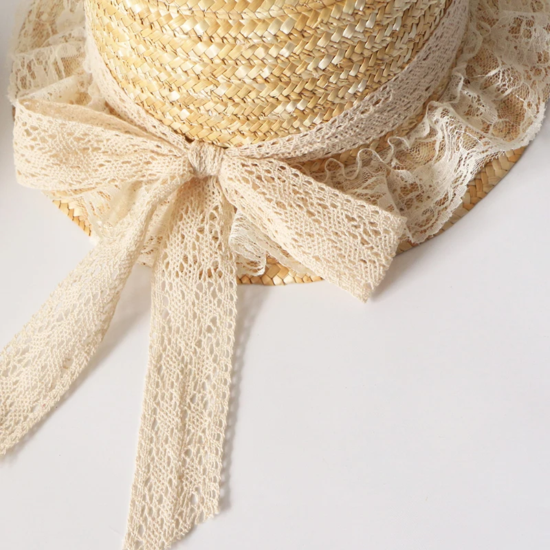 2019 الصيف قبعات للحماية من الشمس جديد المرأة عارضة Bowknot شريطة من الدانتيل قبعات من القش قناع كاب ل عطلة و الساحلية فتاة شاطئ كاب 2019 الصيف قبعات للحماية من الشمس جديد المرأة عارضة Bowknot شريطة من الدانتيل قبعات من القش قناع كاب ل عطلة و الساحلية فتاة شاطئ كاب