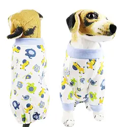 Трансер 2019 Топ Собака Щенок пижамы одежда комбинезон хлопок Одежда для собак костюм с украшениями 12,5