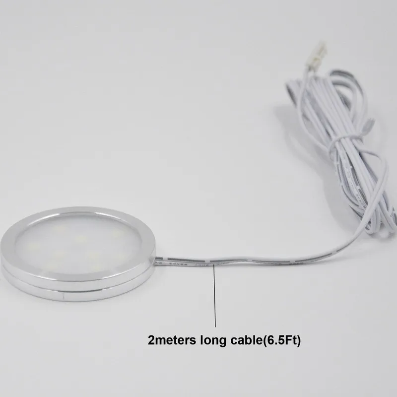 3PCS-DC12V-3W-LED-Under-Cabinet-Light-LED-Puck-Light-Kits-Remote-Dimmer-Controller-US-EU (2)