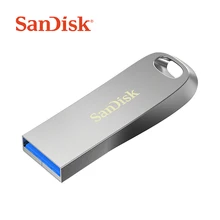 SanDisk-unidad Flash USB 100%, Original, Ultra Luxe, 32GB, 64GB, 3,1 GB, 128GB, 256GB