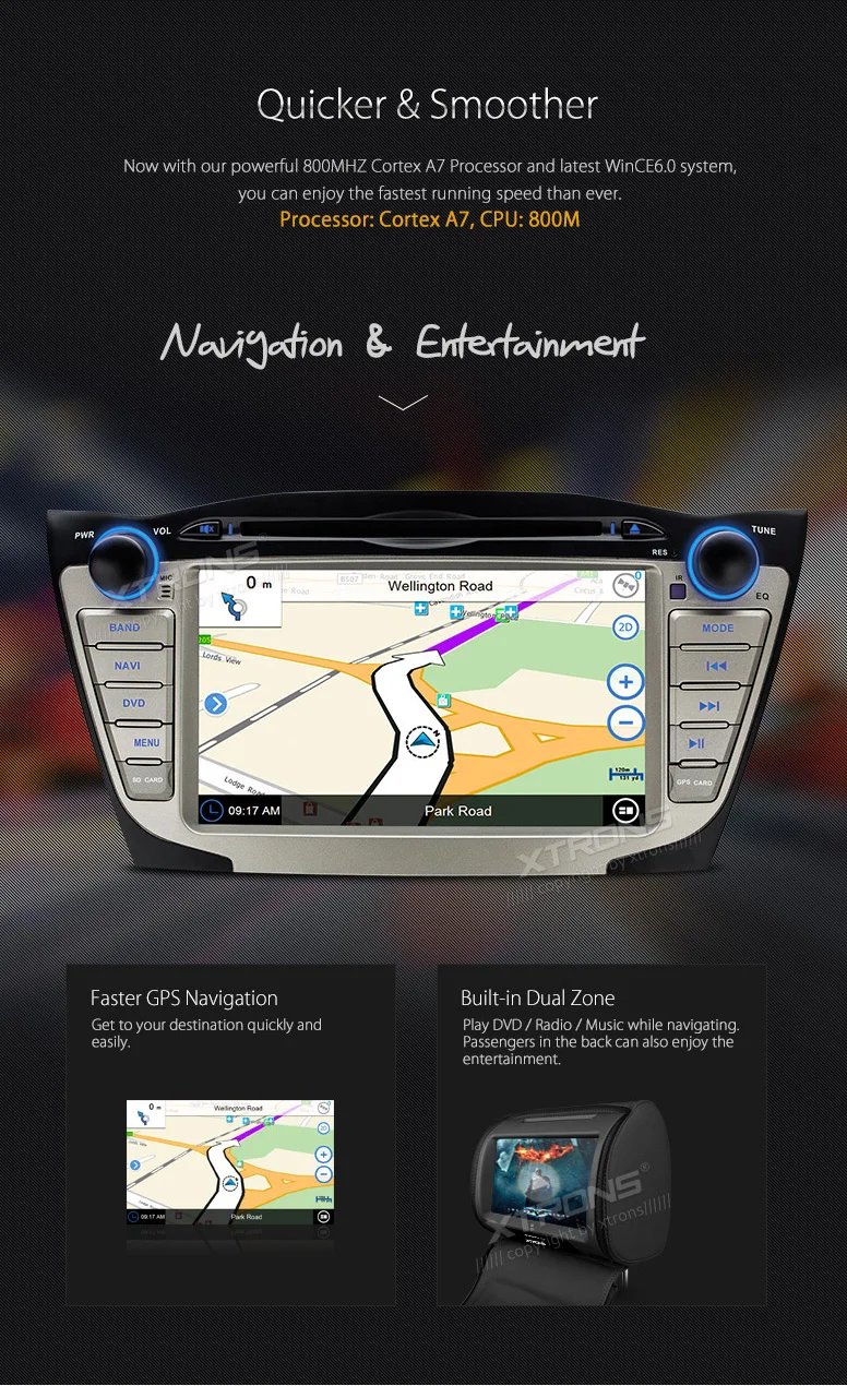 Perfect XTRONS 7 inch HD Touch Screen Car DVD Player Steering Wheel GPS Navigation for Hyundai IX35 2009 2010 2011 2012 2013 2014 2015 9 Perfect XTRONS 7 inch HD Touch Screen Car DVD Player Steering Wheel GPS Navigation for Hyundai IX35 2009 2010 2011 2012 2013 2014 2015 9