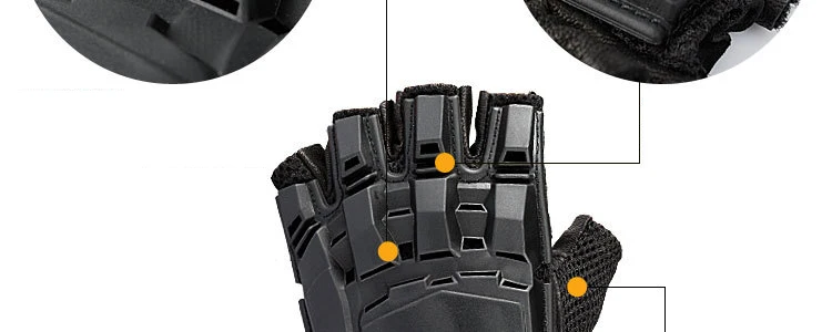 Tactical Gloves Army Military Airsoft Shooting Gloves Men's Combat Paintball Training Climbing Half Finger Gloves Men Outdoor