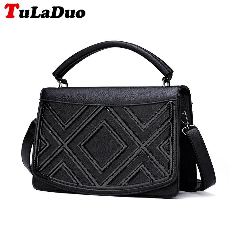 

2018 Patchwork Designer Handbags High Quality PU Leather Shoulder Bags Women Tote Handbag Casual Flap Small Women Bag Cross Body