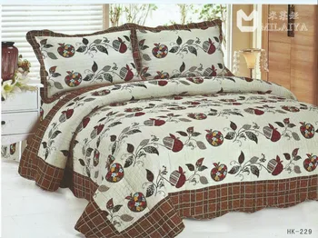 

three-piece quilted bedding washing process is conditioned to be cool in the summer