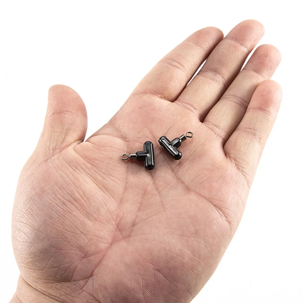 

10pcs/set Link Rig Connector Outdoor Slide Mini Cross Line Durable Anti Bite Sea Accessories Saltwater Pulley Fishing Swivel