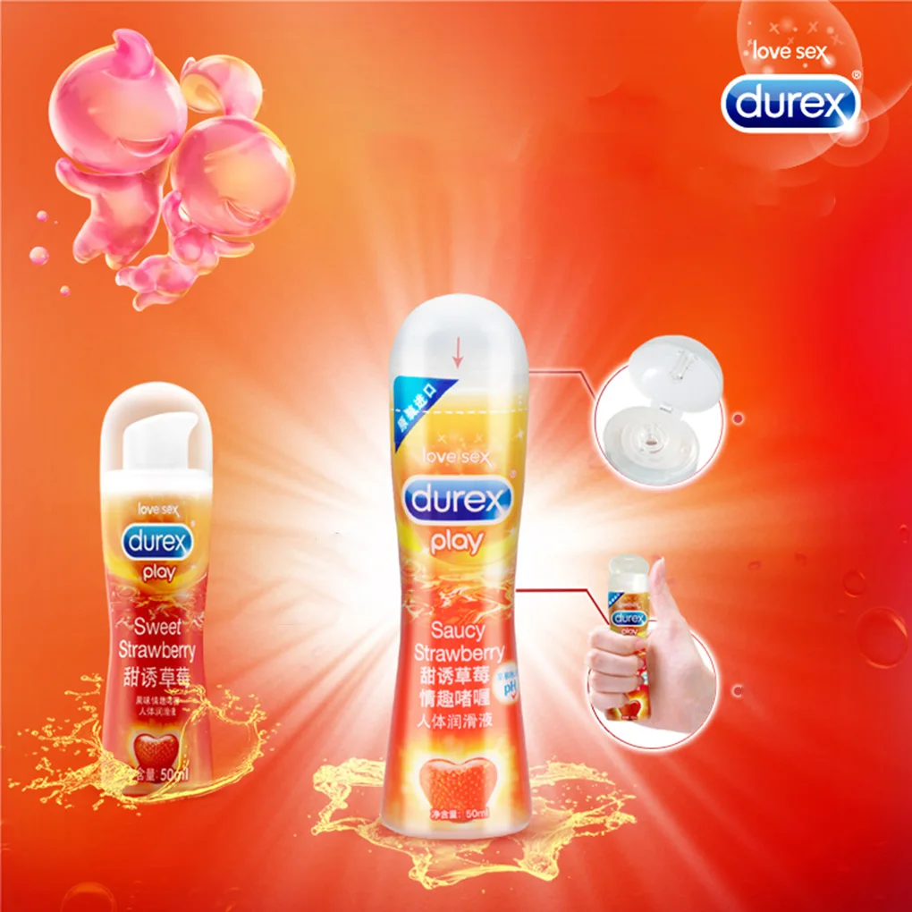 Durex 50 мл женские вагинальные смазки для секса вишня клубника алоэ вера лубрикант