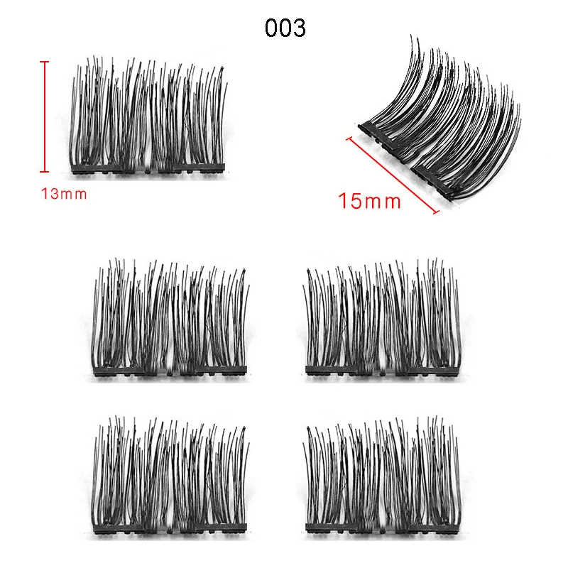 10 double magnetic lashes