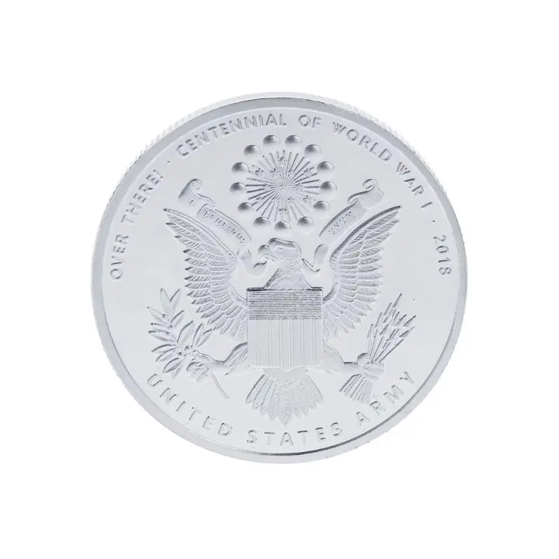 Памятная монета армии США Liberty 1918- 100 годовщина Коллекция Художественный Сувенир Коллекционные монеты