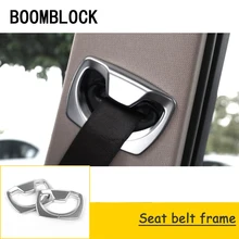 BOOMBLOCK автомобильный Стайлинг ремень безопасности рамка крепежа наклейки для BMW F30 F34 F35 3 серии 320i 316i Авто ручка для салона автомобиля аксессуары