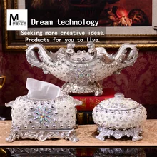 Стильное украшение роскошный высококачественный журнальный столик Фруктовая тарелка из полимерной смолы для украшения дома сухой набор для фруктов украшения подарки