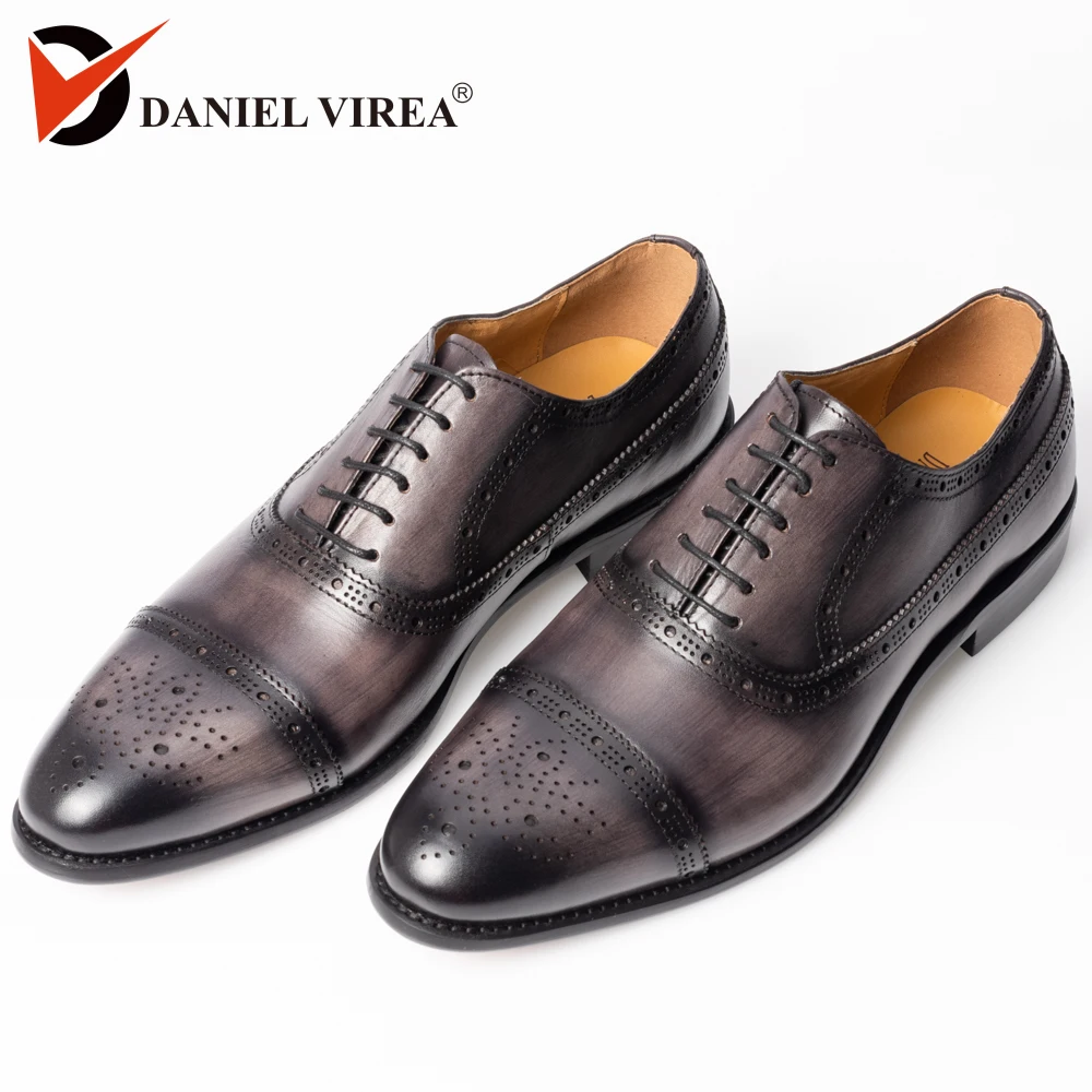 zapatos de cuero para hombre
