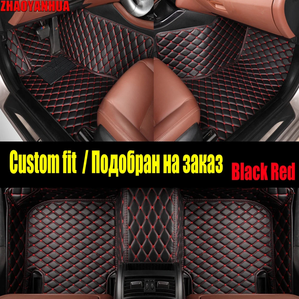 

ZHAOYANHUA car floor mats made for Hyundai Sonata Tucson ix35 heavy duty car-styling foot case carpet rugs full cover liners (20