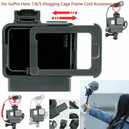 Защитный чехол Ulanzi V2 для GoPro Hero 7 6 5 рамка камеры аксессуары 3B27|Чехлы экшн-камер| |