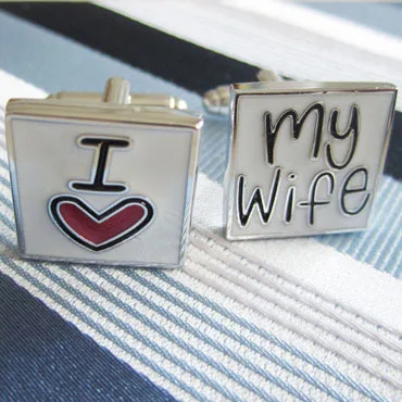 I Love My Wife запонки 15 пар оптом