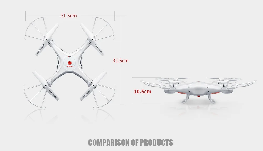 X5A Сыма оригинальные Радиоуправляемый Дрон дистанционное управление 2.4g Quadcopter самолет с без HD cameara с 3D Roll Дрон игрушка с 6 оси