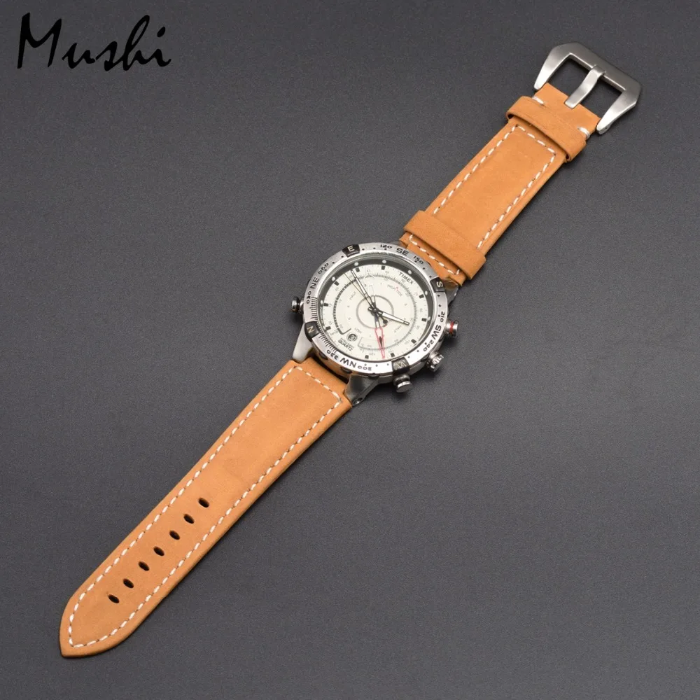 Ремешок из натуральной кожи для часов Timex T49859 | T2N720 T2p141 T2n722 723 738 739|Ремешки часов|