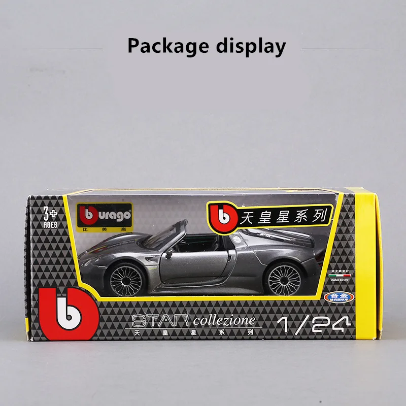 Bburago 1:24 Porsche серии моделирование сплава Модель автомобиля ремесла украшения Коллекция игрушек инструменты подарок