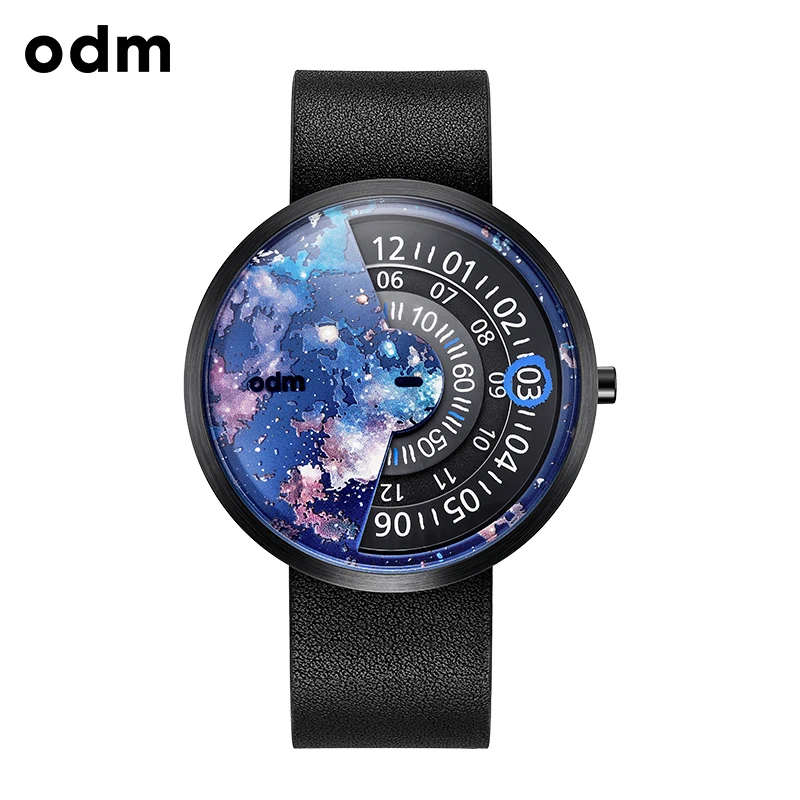 

ODM Unique Design Men Watch Luxury Brand Genuine Leather Quartz Female Lovers Watch Waterproof Watch DD171