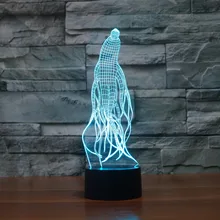 Праздничные подарки светодиодный 3D лампа улыбка луна волшебная 3D иллюзия светодиодный настольный светильник освещение как Детская Спальня деко