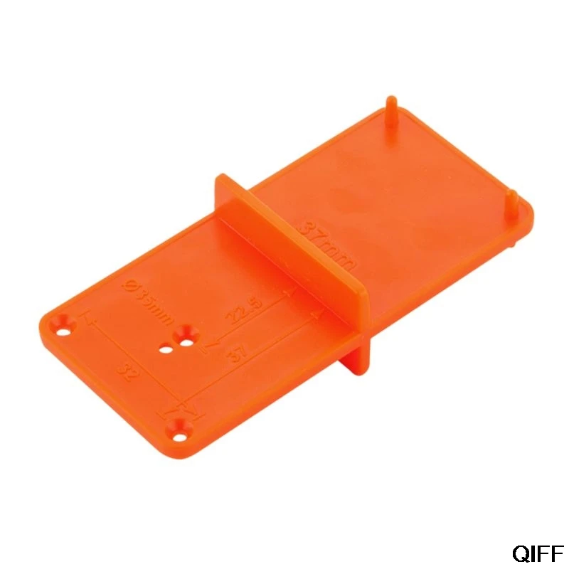 

Drop Ship&Wholesale 35mm 40mm Hinge Hole Drilling Guide Locator Hole Opener template Door DIY Tool For Woodworking tool June 25