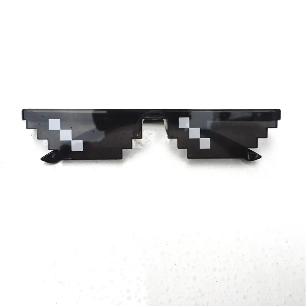 LeadingStar Männer Frauen Brille Gläser Thug Life 8 Bit MLG Pixelated Sonnenbrillen für